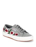 Superga Embroidered Low Top Sneakers