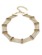 House Of Harlow Multi-row Chainlink Choker Necklace