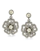 Carolee Floral Drop Earrings