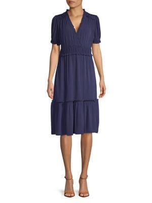 Michael Michael Kors Ruffle Knee-length Dress