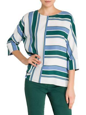 Olsen Color Love Striped Blouse