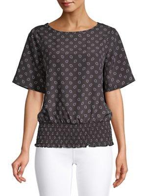 Michael Michael Kors Paisley Printed Blouse