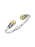 Effy Sterling Silver And 18k Yellow Gold Bangle Bracelet