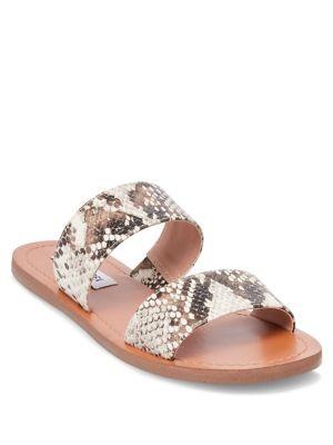 Steve Madden Rage Snake-print Sandals