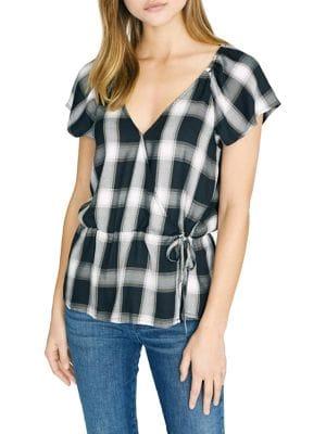 Sanctuary Sunstone Faux-wrap Top