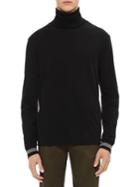 Calvin Klein Regular-fit Tipped-cuff Turtleneck