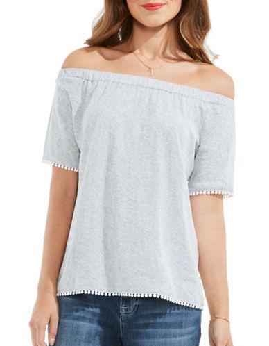 Two By Vince Camuto Heathered Off-the-shoulder Top
