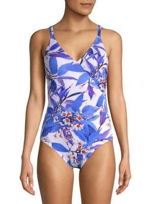 Gottex D-cup Surplice One-piece Swimsuit