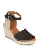 Gentle Souls By Kenneth Cole Charli Leather Espadrille Wedge Sandals