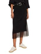 Mango Swiss Tulle Midi Skirt