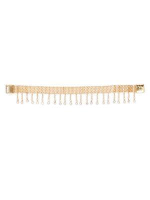 Vince Camuto Crystal Mesh Line Bracelet