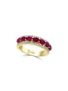 Effy Amore 14k Yellow Gold, Ruby & Diamond Ring