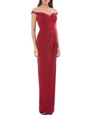 Js Collections Sweetheart Off-the-shoulder Gown