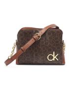 Calvin Klein Paige Monogram Chain Crossbody Bag