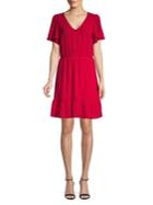 Michael Michael Kors Classic Tiered-sleeve A-line Dress