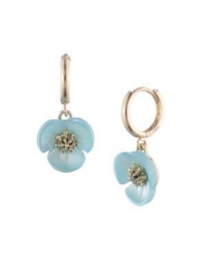 Lonna & Lilly Flower Mother-of-pearl Drop Earrings