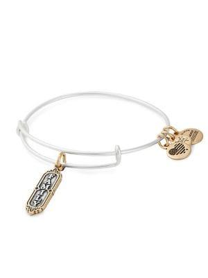 Alex And Ani Two-tone Family Charm Bracelet