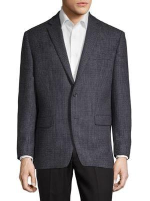 Lauren Ralph Lauren Wool Houndstooth Sportcoat