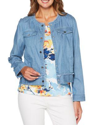 Rafaella Petite Classic Denim Jacket