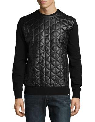 Karl Lagerfeld Quilted Sweatshirt
