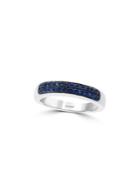 Effy Sterling Silver & Sapphire Band Ring