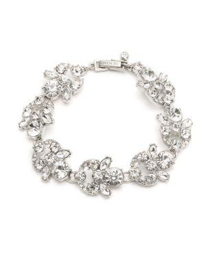 Givenchy Crystal Silvertone Bracelet