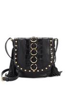 Donna Karan Bobbi Studded Leather Crossbody Bag