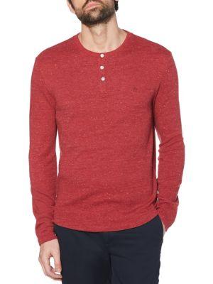 Original Penguin Slim-fit Waffle Henley