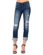 Flying Monkey Straight-fit Cropped Jeans
