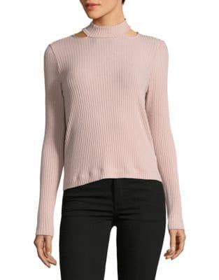 Splendid Long-sleeve Turtleneck Sweatshirt