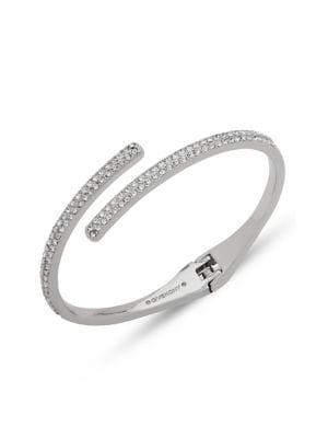 Givenchy Crystal Bypass Cuff Bracelet