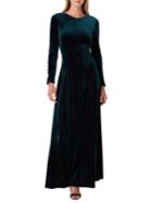 Tahari Arthur S. Levine Velvet A-line Dress