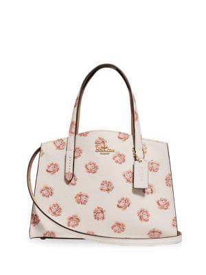 Coach Charlie Carryall Convertible Leather Tote