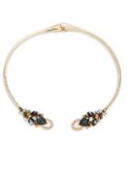 Jenny Packham Stone-accented Hinged Collar Necklace