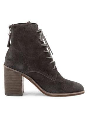 Dolce Vita Drew Suede Lace-up Booties