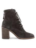 Dolce Vita Drew Suede Lace-up Booties
