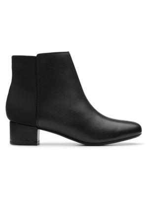 Clarks Block Heel Boots