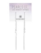 Dogeared 4mm Freshwater Pearl And Sterling Silver Threader Earrings