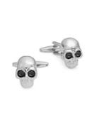 Black Brown Classic Skull Cufflinks