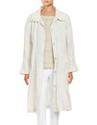 Eileen Fisher Crinkle Stand Collar Coat