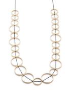 Design Lab Lord & Taylor Round Link Statement Necklace