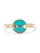 Vince Camuto Turquoise And Goldtone Cuff Bracelet