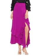 Vince Camuto Tropic Heat Tiered Ruffled Maxi Skirt