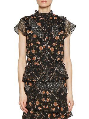 Walter Baker Vintage Rose Irene Top