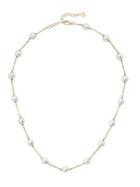 Majorica Illusion Pearl And Sterling Silver Station Necklace