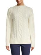 Brooks Brothers Red Fleece Merino-blend Cable-knit Sweater