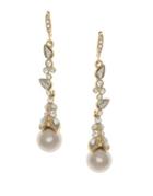 Givenchy Faux Pearl Faceted Drop Earrings