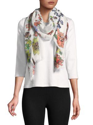 Collection 18 Floral-print Scarf