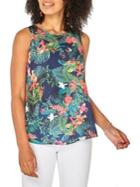 Dorothy Perkins Tropical Sleeveless Blouse