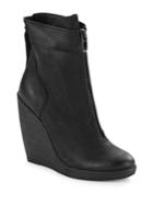 Dolce Vita Caden Leather Wedge Booties